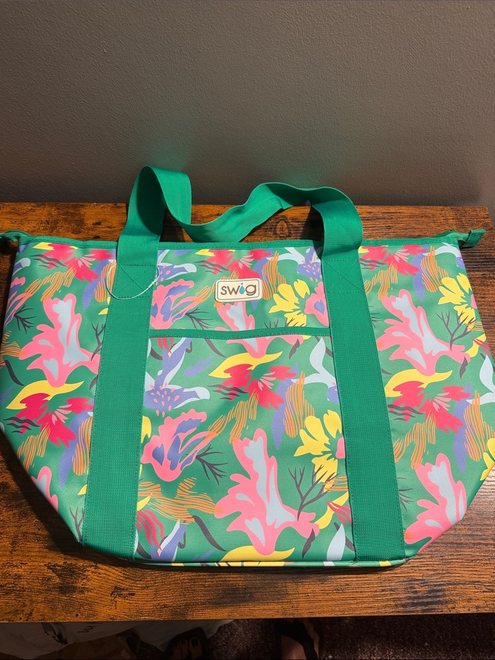 Swig Tropical Insulated Cooler Tote Bag